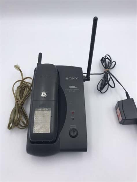 Sony Spp 900 Mhz Single Line Cordless Phone Black Ebay
