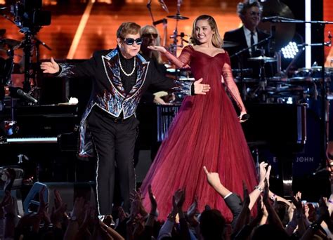 Elton John And Miley Cyrus Performance 2018 Grammys Popsugar