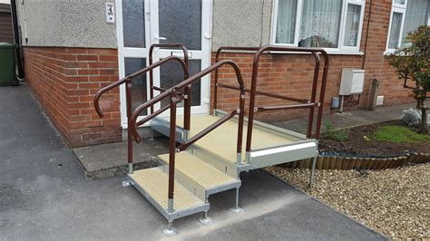 Disabled Steps Outdoor Half Step Disability Steps Go Access