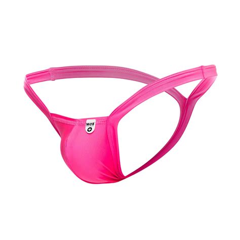 Mob Y Buns Thong Neon Pink Small The Kinky Store