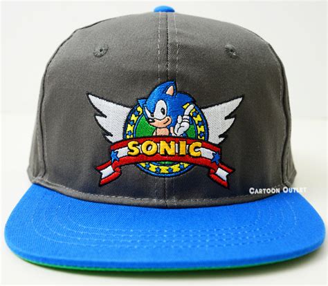 Sonic The Hedgehog Strapback Baseball Cap Hat Youth Sega Gamer Classic