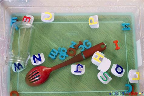 Alphabet Soup Sensory Water Activity Busy Toddler