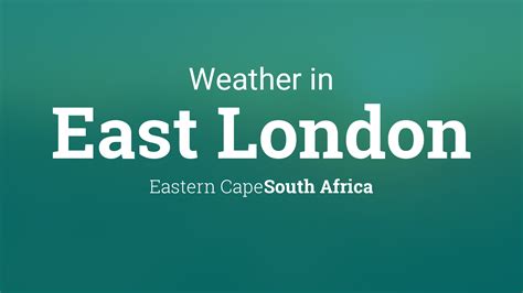 Weather For East London South Africa