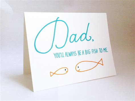 Cute Fathers Day Card Simple Dad Birthday Card
