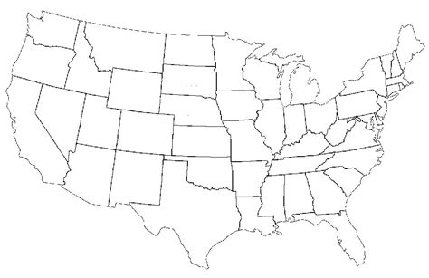 Blank Us State Map Pdf Us States Map