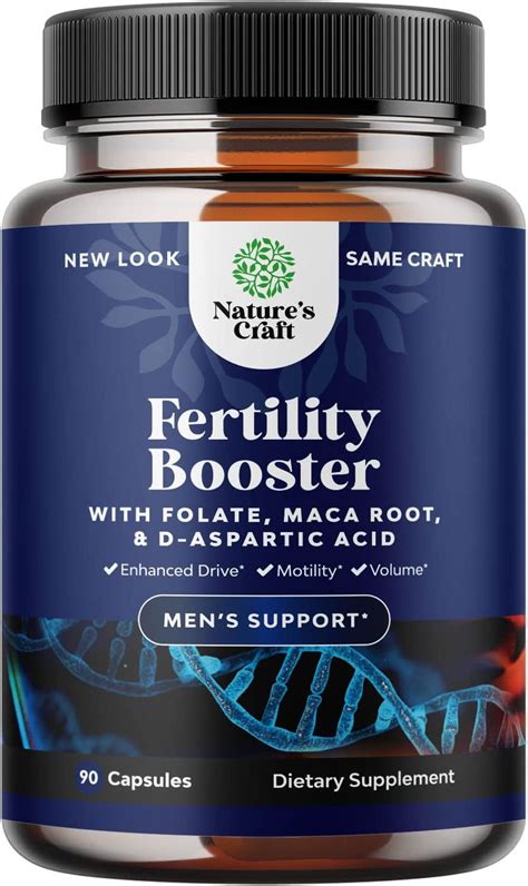 Prenatal Vitamins For Men Nature S Craft 90ct Male Fertility Booster Supplement With L