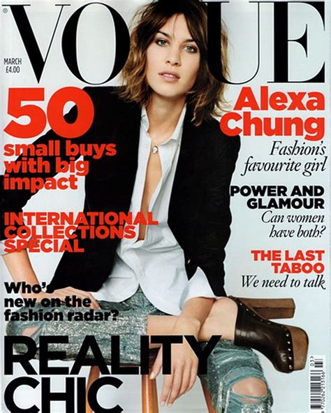 Alexa Chungs Vogue Cover