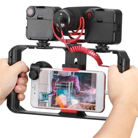 Iphone Filming Equipment Phone Holder Video Camera Frame Stand