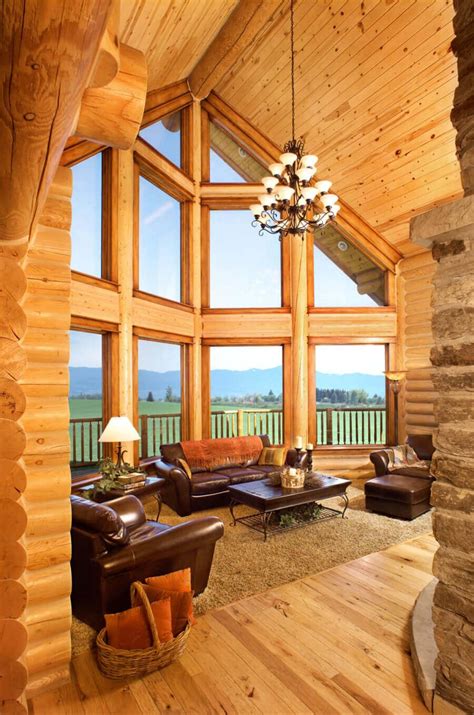 Interiors Log Home Interiors Cabin Interior Design Log Homes