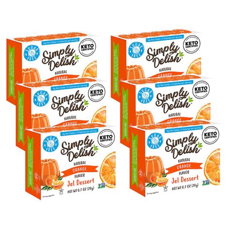 Simply Delish Natural Orange Flavour Jel Dessert Buy Gf Jelly Online