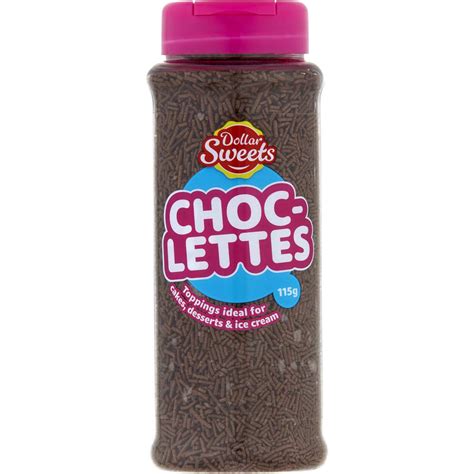 Dollar Sweets Choclettes Sprinkles Jar