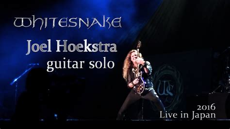 Whitesnake Guitar Solo Part 2 Joel Hoekstra 🎸 Live In Japan
