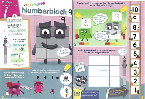 Numberblocks Special 2 Of Cbeebies Magazine Pages 24 25