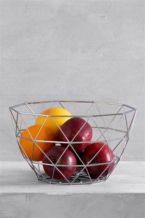 With this wood and glass fruit bowl, you can organize your fruit by ripeness. Buy Chrome Wire Fruit Bowl from the Next UK online shop ...