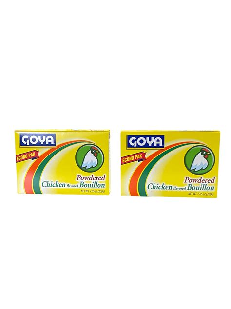 Goya Foods Chicken Flavored Bouillon Powder Econo Pak Ounces