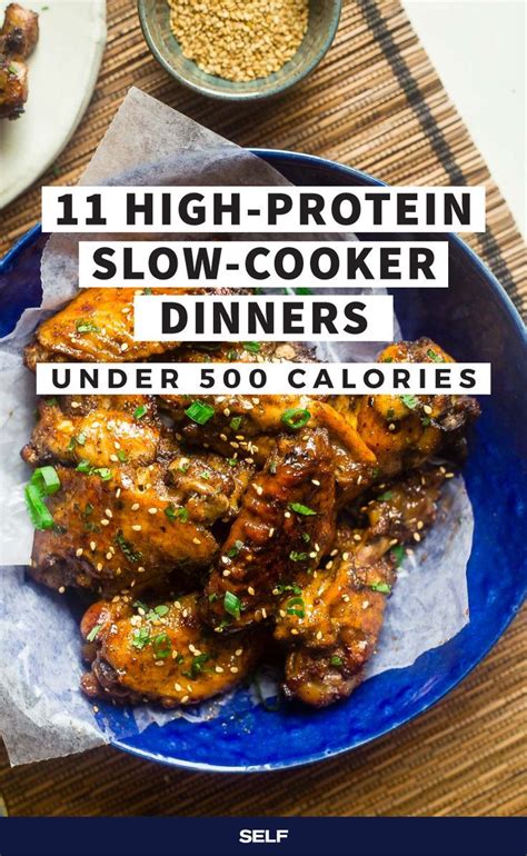 Did you know that your organs, tissues, muscles and hormones are all made from proteins? 11 High-Protein Slow-Cooker Dinners Under 500 Calories | Dinners under 500 calories, Healthy ...