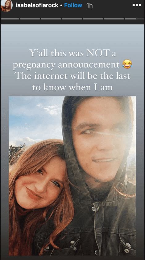Jacob Roloff S Wife Isabel Responds To Pregnancy Rumors — Here S What She Revealed