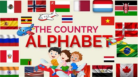 Abc Countries With Favour And Friends Learn Alphabet With Countries