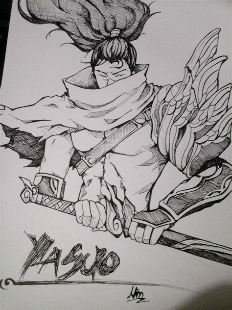 Yasuo Drawing At Explore Collection Of Yasuo Drawing