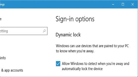 How To Use Dynamic Lock To Automatically Lock Your Windows 10 Pc Youtube