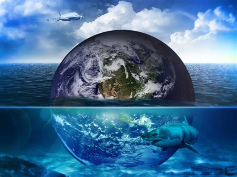 Earth Underwater Manip Ennis Creative By The Art