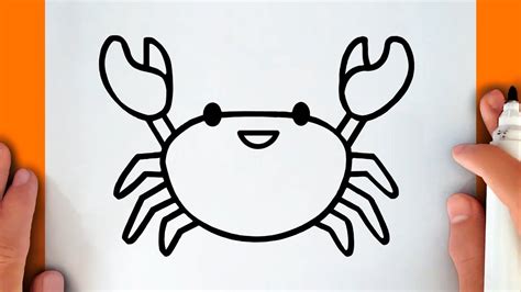 How To Draw A Cute Crab