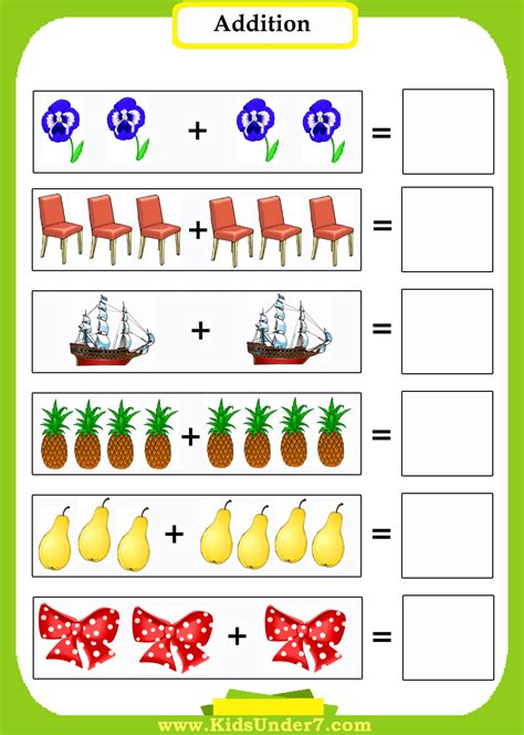 Free Kindergarten Math Worksheets For Practice And Fun Style Worksheets