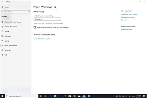 Pen And Windows Ink Setting Missing After Windows 10 Update Microsoft