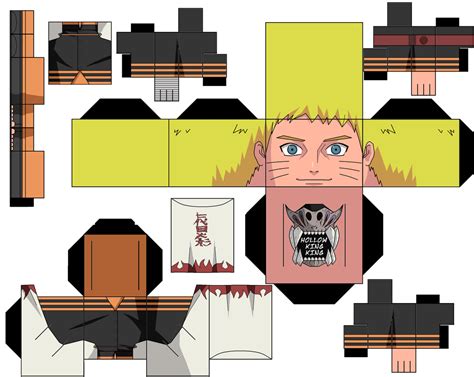 Naruto Boruto Paper Toy Free Printable Papercraft Templates
