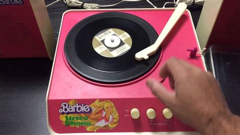 1980 Barbie Record Player Youtube