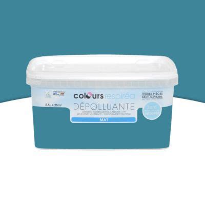 Mettez de la couleur dans votre intérieur avec notre large gamme de peintures colorées. Peinture dépolluante multi-supports COLOURS Respiréa bleu ...