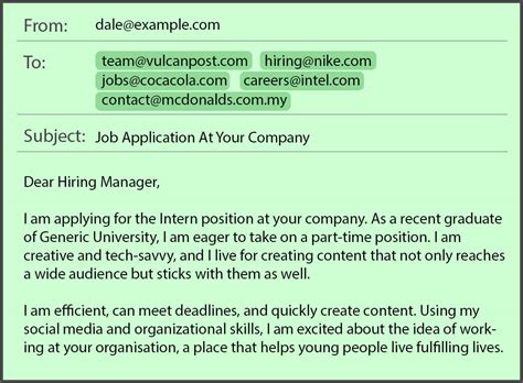 This article may be able to help you: Common Job Application Mistakes In Emails & Resumes By Job ...