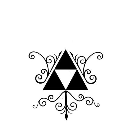 Triforce Tattoo Design 1 By Svanam On Deviantart Zelda Tattoo Legend