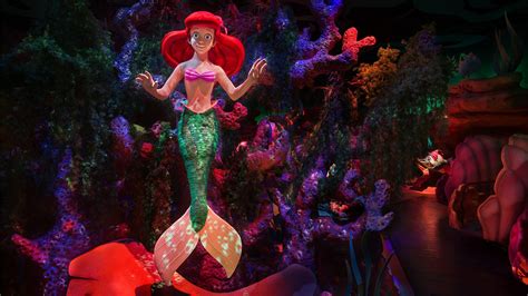 The Little Mermaid Ariels Undersea Adventure Ride Review Park Savers