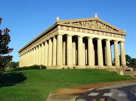 The Parthenon In Nashville Tennessee Is A Full Scale Replica Of The
