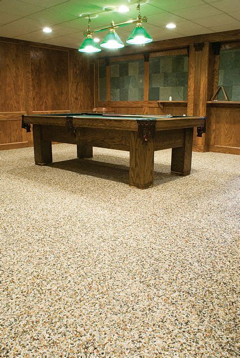 10 Beautiful Basement Floors Ideas Stone Flooring Basement Flooring