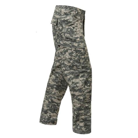 Rothco Acu Digital Camo Rip Stop Uniform Pants 5755 Long Medium