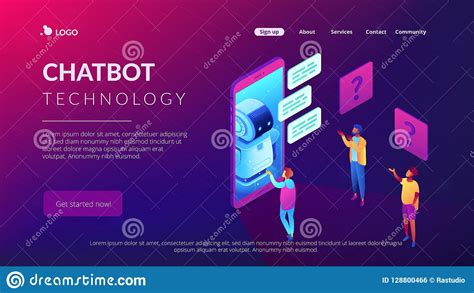 Besides, if you want to promote your new arrivals, you can do this through landing pages and embed a chatbot into it to produce the maximum traction. Chatbot Technology Isometric 3D Landing Page. Stock Vector ...