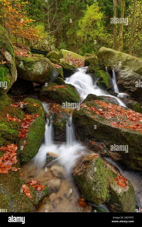 Gertelbach Waterfalls Buehlertal Northern Black Forest Gertelbach