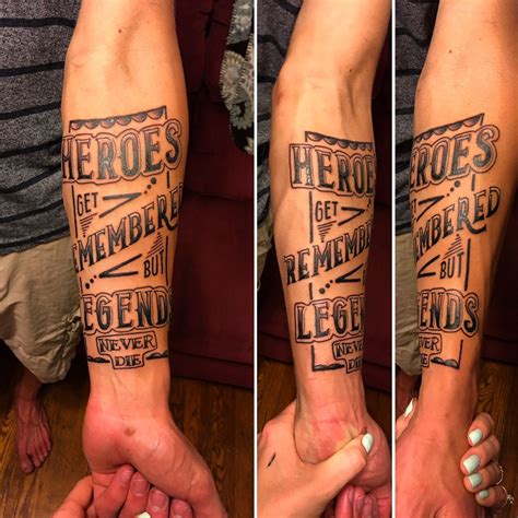 All shop info is written below, as well as our artist's schedules. my Sandlot forearm piece by Andy at Untold Gallery ...
