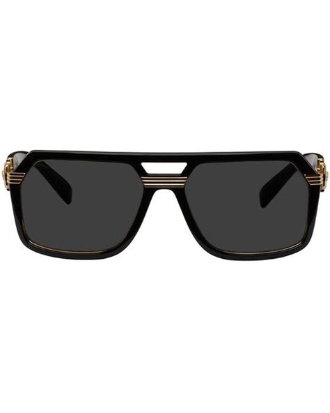 Versace Vintage Icon Pilot Sunglasses In Black For Men Lyst