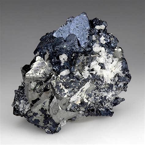 Covellite With Sphalerite Tetrahedrite Bornite Quartz Minerals For