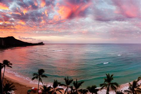 Hawaii Honolulu Sunset