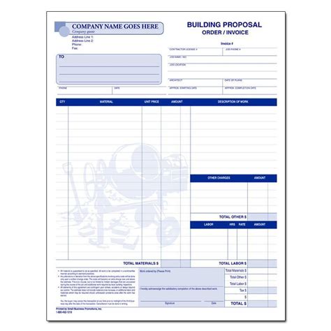 Proposal Invoice Template