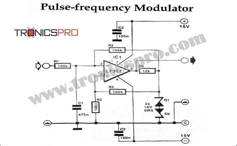 Pulse Frequency Modulator Circuit Tronicspro