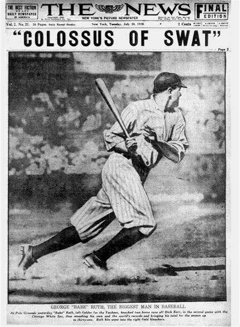 The Life And Career Of Baseball Great Babe Ruth New York Daily News