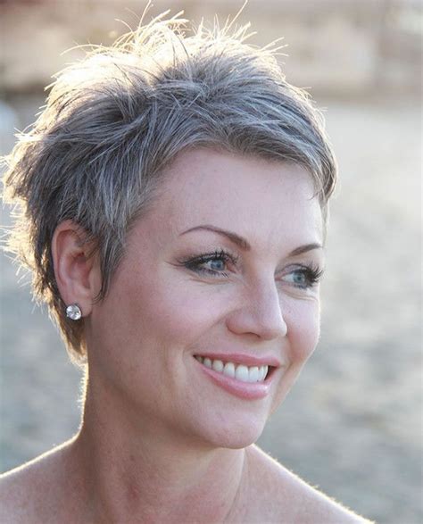 Short Haircut And Color For Over