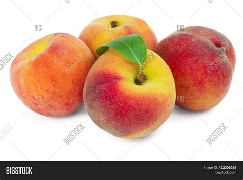 Ripe Sweet Peaches Image And Photo Free Trial Bigstock