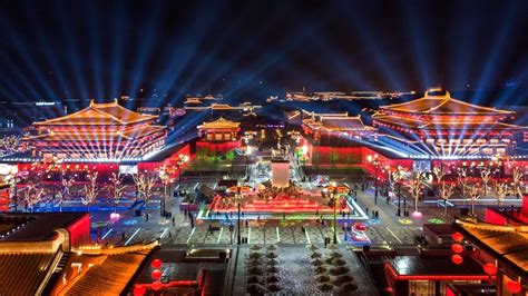 The Brilliant Colours And Lights Of Night Xian The Ancient Chinese