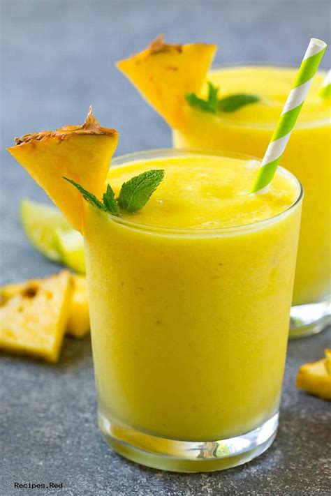 Avoid artificial colors and sweeteners. Pineapple Smoothie | Recipes.RED